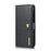 DG.MING Split Leather Phone Cover with Wallet Slot Shell for Samsung Galaxy A10 - Black - 3