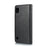 DG.MING Split Leather Phone Cover with Wallet Slot Shell for Samsung Galaxy A10 - Black - 4