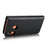 DG.MING Split Leather Phone Shell for Samsung Galaxy A30 / A20 - Black - 6