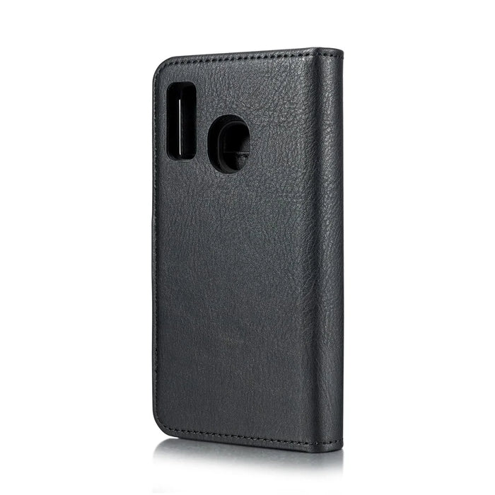 DG.MING For Samsung Galaxy A40 Wallet Phone Case Detachable Case Shockproof Shell Flip Protective Cover - Black - 4