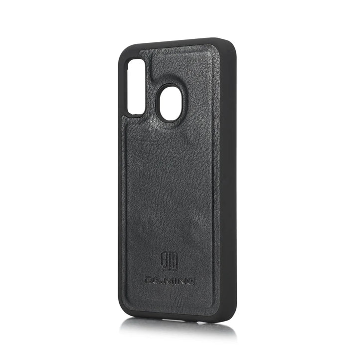 DG.MING For Samsung Galaxy A40 Wallet Phone Case Detachable Case Shockproof Shell Flip Protective Cover - Black - 5