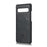 DG.MING Split Leather Phone Shell with Wallet Slot for Samsung Galaxy S10 5G - Black - 5