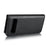 DG.MING Split Leather Phone Shell with Wallet Slot for Samsung Galaxy S10 5G - Black - 6