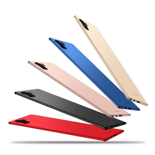 MOFI Shield Slim Classic Frosted Plastic Phone Shell for Samsung Galaxy Note 10 Plus/10 Plus 5G - Black - 2