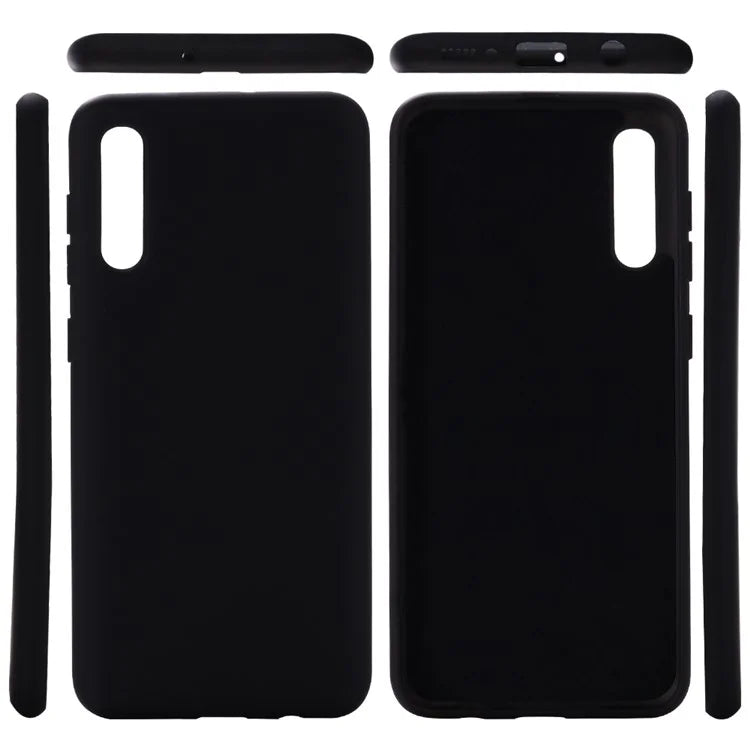 Liquid Silicone Case for Samsung Galaxy A50/A50s/A30s - Black - 1