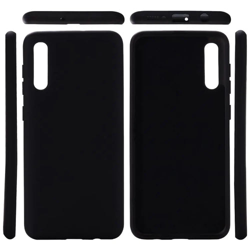 Liquid Silicone Case for Samsung Galaxy A50/A50s/A30s - Black - 1