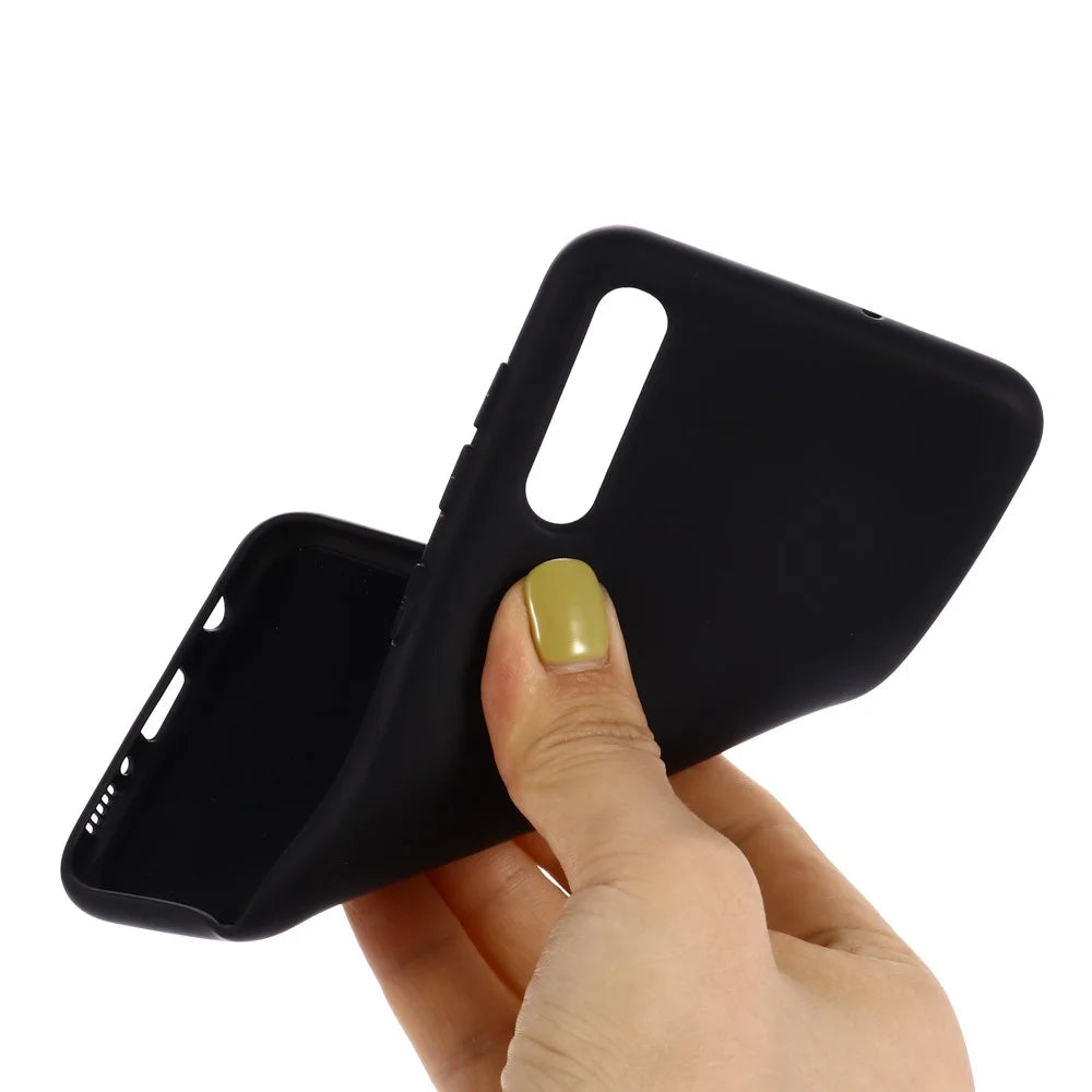 Liquid Silicone Case for Samsung Galaxy A50/A50s/A30s - Black - 4