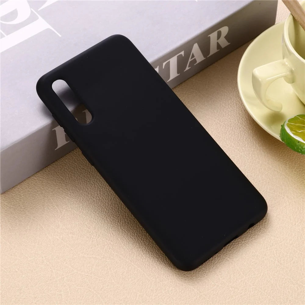 Liquid Silicone Case for Samsung Galaxy A50/A50s/A30s - Black - 5