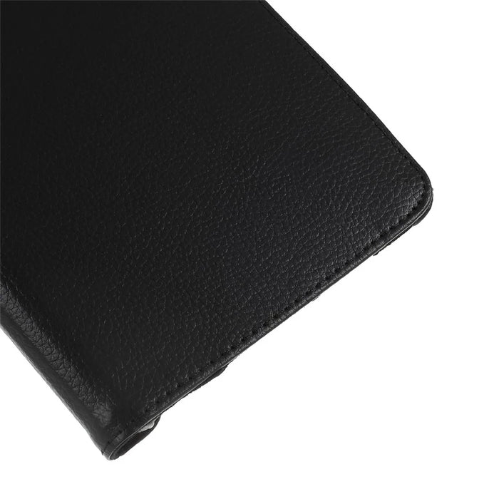 Litchi Texture PU Leather Protective Tablet Case for Samsung Galaxy Tab A 8.0 Wi-Fi (2019) T290/ LTE T295 - Black - 3