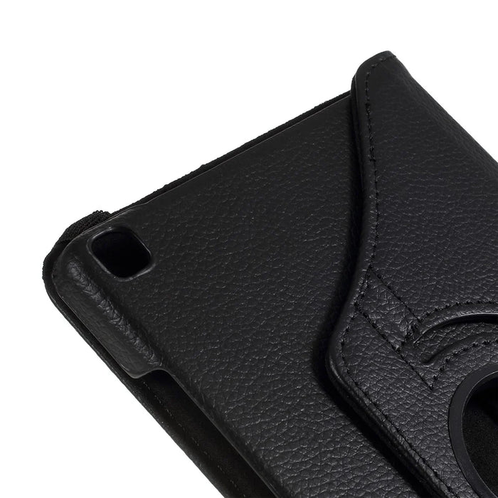 Litchi Texture PU Leather Protective Tablet Case for Samsung Galaxy Tab A 8.0 Wi-Fi (2019) T290/ LTE T295 - Black - 4