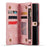 CASEME 008 Series for Samsung Galaxy Note 10 / Note 10 5G PU Leather Wallet Case Multi-function Magnetic Detachable Stand Phone Cover - Pink - 4