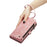 CASEME 008 Series for Samsung Galaxy Note 10 / Note 10 5G PU Leather Wallet Case Multi-function Magnetic Detachable Stand Phone Cover - Pink - 7