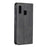 Geometric Pattern Card Slots Leather Case for Samsung Galaxy A20e / A10e - Black - 3