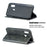 Geometric Pattern Card Slots Leather Case for Samsung Galaxy A20e / A10e - Black - 5