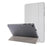 Silk Texture Tri-fold Stand Leather Case for Samsung Galaxy Tab A 8.0 Wi-Fi (2019) T290/ LTE T295 - White - 1
