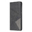 Geometric Pattern Leather Phone Case with Stand for Samsung Galaxy A50 / A50s / A30s - Black - 5