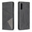 Geometric Pattern Leather Phone Case with Stand for Samsung Galaxy A50 / A50s / A30s - Black - 7