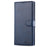 AZNS Leather Wallet Phone Shell for Samsung Galaxy Note 10 Plus / Note 10 Plus 5G - Blue - 2
