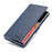 AZNS Leather Wallet Phone Shell for Samsung Galaxy Note 10 Plus / Note 10 Plus 5G - Blue - 4