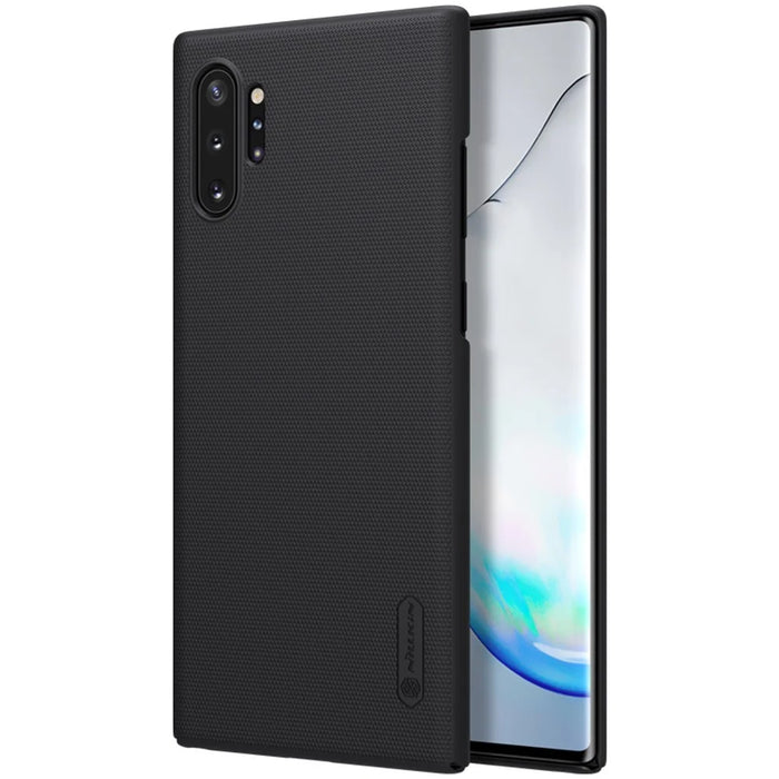 NILLKIN Flussted Shield Matte PC Phone Case Shell  for Samsung Galaxy Note 10 Plus / Note 10 Plus 5G / Plus 5G - Black - 1