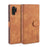 DG.MING Retro Style Leather Wallet Stand Case for Samsung Galaxy Note 10 Plus/Note 10 Plus 5G Brown - 1