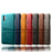 Double Card Slots PU Leather Coated Hard Plastic Case for Samsung Galaxy Note 10 Plus / Note 10 Plus 5G - Black - 6