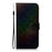 Flower Pattern Leather Wallet Stand Case for Samsung Galaxy A40 - Black - 2