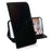Flower Pattern Leather Wallet Stand Case for Samsung Galaxy A40 - Black - 7