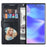 Flash Powder Zippered Stand Leather Wallet Case with Stra[Fingerprint Unlock] for Samsung Galaxy Note 10 Plus/10 Plus 5G - Black - 4