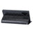 Flash Powder Zippered Stand Leather Wallet Case with Stra[Fingerprint Unlock] for Samsung Galaxy Note 10 Plus/10 Plus 5G - Black - 5