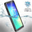 REDPEPPER IP68 Waterproof Phone Case for Samsung Galaxy Note 10 Plus [Support Fingerprint Unlock] [Clear Back] - Black - 2
