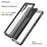 REDPEPPER IP68 Waterproof Phone Case for Samsung Galaxy Note 10 Plus [Support Fingerprint Unlock] [Clear Back] - Black - 5