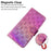 Phone Case for Samsung Galaxy A20e Flower Pattern TPU + PU Leather Stand Wallet Phone Cover Shell - Pink - 4