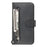 Zipper Pocket Leather Wallet Case for Samsung Galaxy A40 - Black - 2