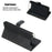Zipper Pocket Wallet Stand Flip Leather Phone Cover for Samsung Galaxy A80/A90 - Black - 5
