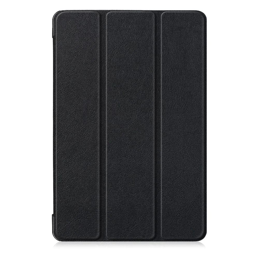 Protective Case for Samsung Galaxy Tab S6 T860/T865 Scratch Resistant PU Leather Tri-fold Stand Smart Tablet Cover - Black - 2
