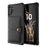 For Samsung Galaxy Note 10 Plus/Note 10 Plus 5G PU Leather Coated TPU Wallet Kickstand Phone Shell (Built-in Magnetic Sheet) - Black - 2