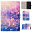 Pattern Leather Tablet Case for Samsung Galaxy Tab A 10.1 (2019) - Light and Snowflake - 1
