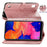 Embossed Mandala Flower Wallet Leather Case for Samsung Galaxy A10 - Pink - 7