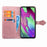 Embossed Mandala Flower Leather Wallet Case for Samsung Galaxy A40 - Rose Gold - 6
