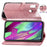 Embossed Mandala Flower Leather Wallet Case for Samsung Galaxy A40 - Rose Gold - 7