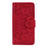 Imprint Mandala Flower Stand Wallet Leather Case Shell Cover for Samsung Galaxy A50/A50s/A30s - Red - 3