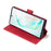 DG.MING Retro Style Leather Wallet Stand Case for Samsung Galaxy Note 10/Note 10 5G -  Red - 6