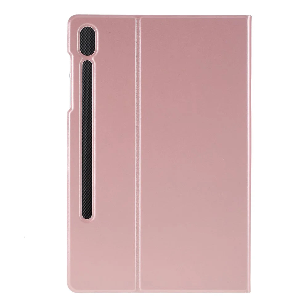 PU Leather Stand Tablet Protective Case for Samsung Galaxy Tab S6 T860 - Rose Gold - 2