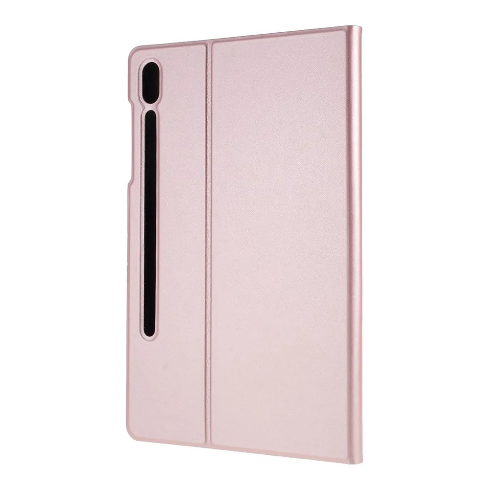 PU Leather Stand Tablet Protective Case for Samsung Galaxy Tab S6 T860 - Rose Gold - 4