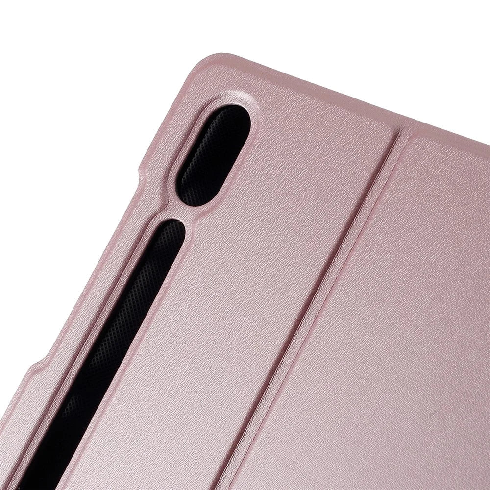 PU Leather Stand Tablet Protective Case for Samsung Galaxy Tab S6 T860 - Rose Gold - 5