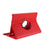 For Samsung Galaxy Tab S6 SM-T860 (Wi-Fi) Leather Tablet Protective Case with Rotary Stand - Red - 1
