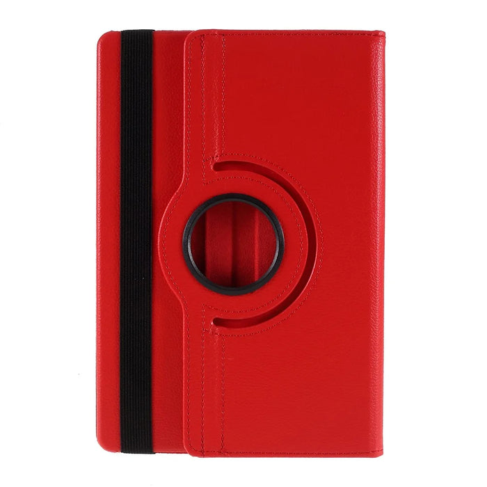 For Samsung Galaxy Tab S6 SM-T860 (Wi-Fi) Leather Tablet Protective Case with Rotary Stand - Red - 5