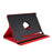 For Samsung Galaxy Tab S6 SM-T860 (Wi-Fi) Leather Tablet Protective Case with Rotary Stand - Red - 7