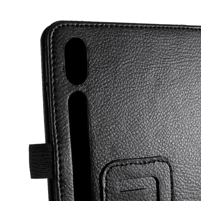 Leather Tablet Stand Cover Case for Samsung Galaxy Tab S6 - Black - 4